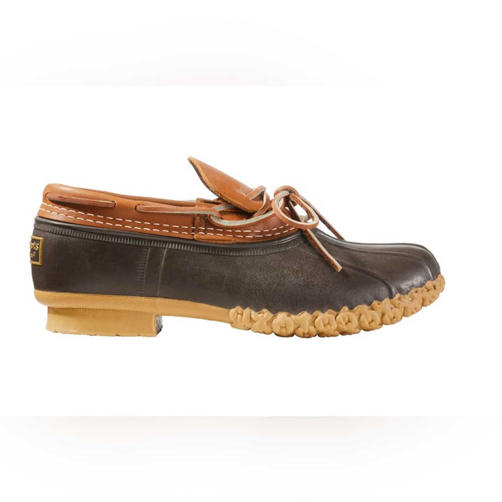 LL Bean Women's Bean Boots Rubber Moc Moccasin Shoe Size 7 New